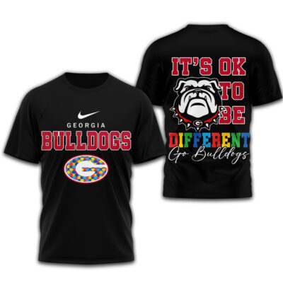 Georgia Bulldogs | Premium NCAA Its Ok To Be Different Shirt