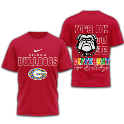Georgia Bulldogs | Premium NCAA Its Ok To Be Different Shirt