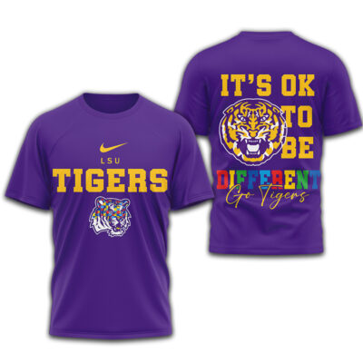 LSU Tigers | Premium NCAA Its Ok To Be Different Shirt