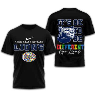 Penn State Nittany Lions | Premium NCAA Its Ok To Be Different Shirt