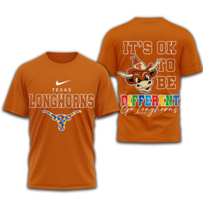 Texas Longhorns | Premium NCAA Its Ok To Be Different Shirt
