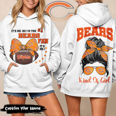Chicago Bears | Premium NFL Kind Of Girl Hoodie - 4XL