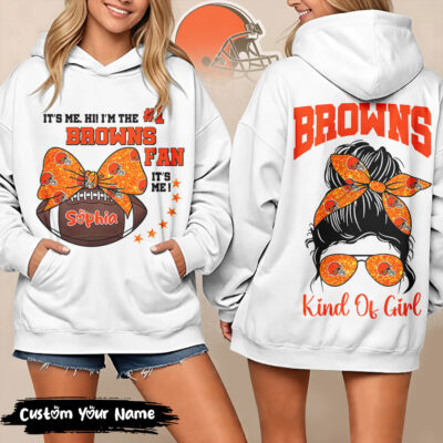 Cleveland Browns | Premium NFL Kind Of Girl Hoodie - 4XL