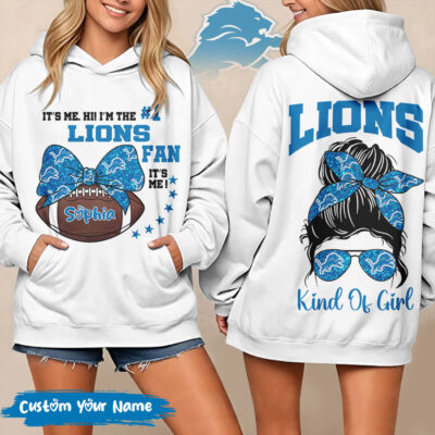 Detroit Lions | Premium NFL Kind Of Girl Hoodie