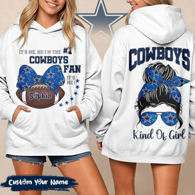 Dallas Cowboys | Premium NFL Kind Of Girl Hoodie - L
