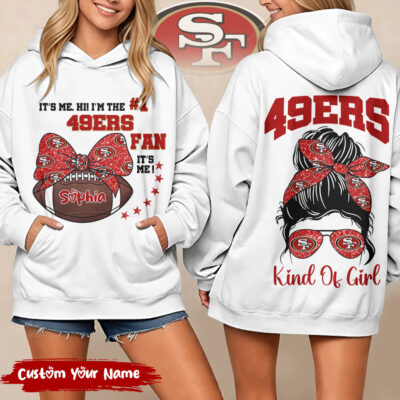 San Francisco 49ers | Premium NFL Kind Of Girl Hoodie - 3XL
