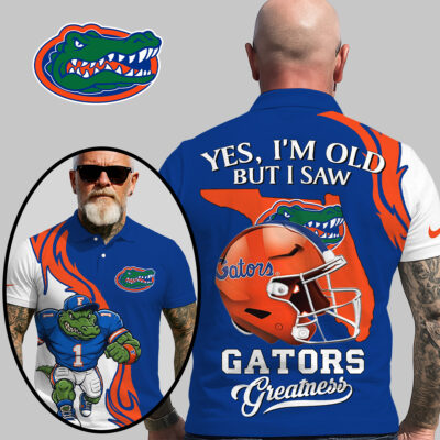 Florida Gators | Premium NCAA Yes Im Old But Polo Shirt - 5XL