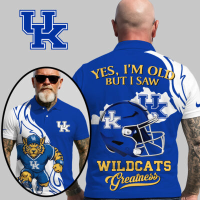 Kentucky Wildcats | Premium NCAA Yes Im Old But Polo Shirt