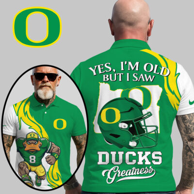 Oregon Ducks | Premium NCAA Yes Im Old But Polo Shirt