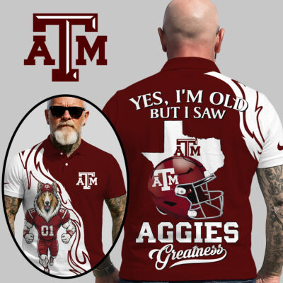 Texas AM Aggies | Premium NCAA Yes Im Old But Polo Shirt
