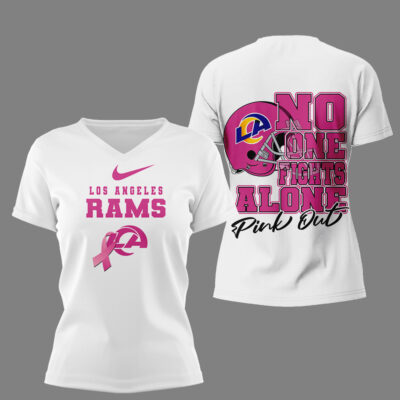 Los Angeles Rams | Premium NFL Breast Cancer October 3D Shirt