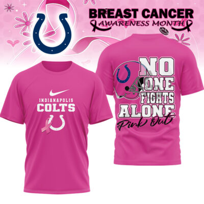Indianapolis Colts | Premium NFL Breast Cancer October 3D Shirt
