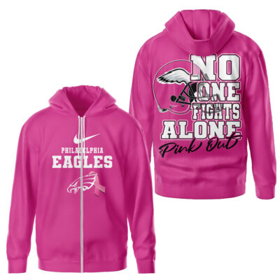 Philadelphia Eagles | Premium NFL Breast Cancer October 3D Shirt