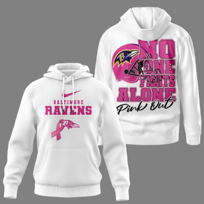 Baltimore Ravens | Premium NFL Breast Cancer October 3D Shirt