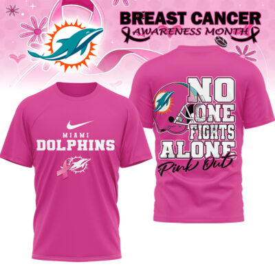 Miami Dolphins | Premium NFL Breast Cancer October 3D Shirt