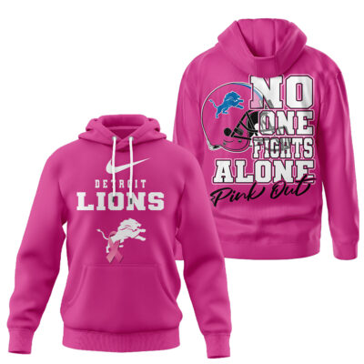 Detroit Lions | Premium NFL Breast Cancer October 3D Shirt