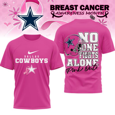 Dallas Cowboys | Premium NFL Breast Cancer October 3D Shirt