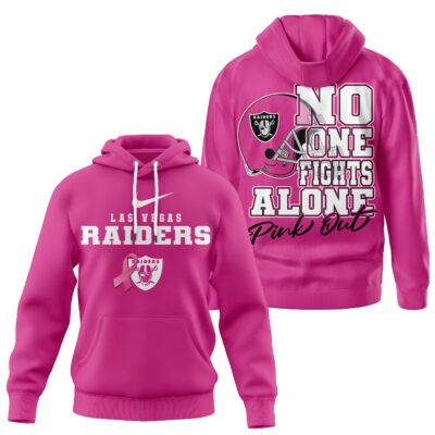 Las Vegas Raiders | Premium NFL Breast Cancer October 3D Shirt