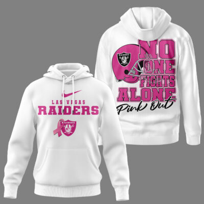 Las Vegas Raiders | Premium NFL Breast Cancer October 3D Shirt