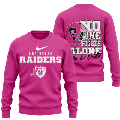 Las Vegas Raiders | Premium NFL Breast Cancer October 3D Shirt