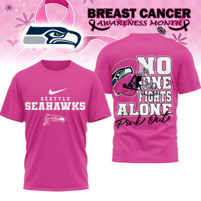 Seattle Seahawks | Premium NFL Breast Cancer October 3D Shirt