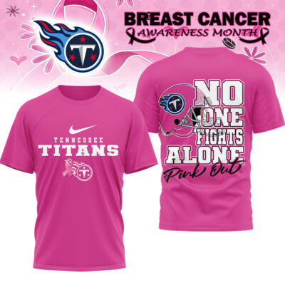 Tennessee Titans | Premium NFL Breast Cancer October 3D Shirt