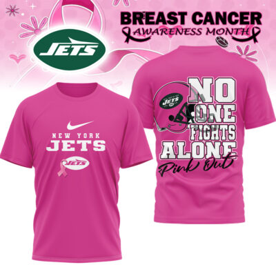 New York Jets | Premium NFL Breast Cancer October 3D Shirt