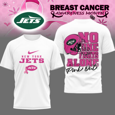 New York Jets | Premium NFL Breast Cancer October 3D Shirt