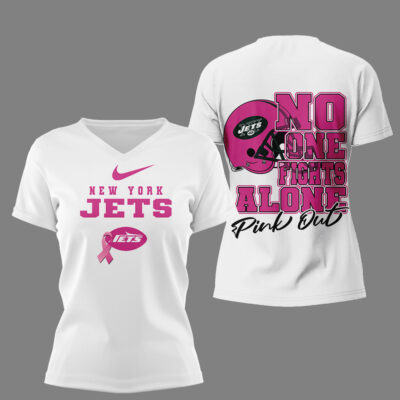New York Jets | Premium NFL Breast Cancer October 3D Shirt