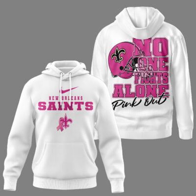 New Orleans Saints | Premium NFL Breast Cancer October 3D Shirt