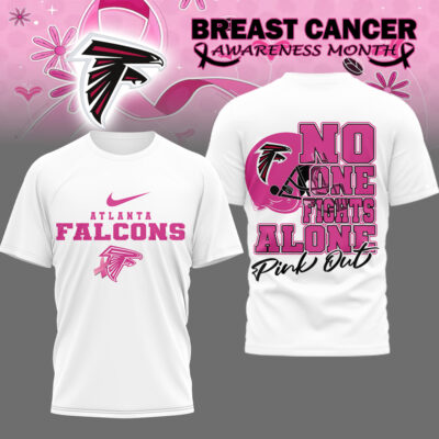 Atlanta Falcons | Premium NFL Breast Cancer October 3D Shirt