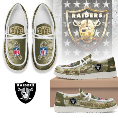 Las Vegas Raiders | Premium NFL Salute to Service Loafer