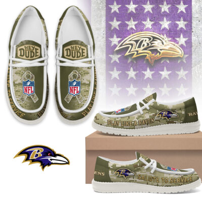 Baltimore Ravens | Premium NFL Salute to Service Loafer