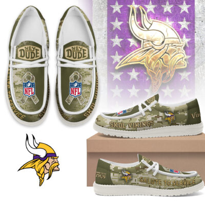 Minnesota Vikings | Premium NFL Salute to Service Loafer