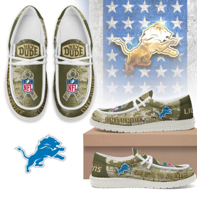 Detroit Lions | Premium NFL Salute to Service Loafer