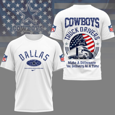 Dallas Cowboys | Premium NFL Truck Driver Appreciation Week 3D Shirt