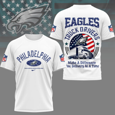 Philadelphia Eagles | Premium NFL Truck Driver Appreciation Week 3D Shirt