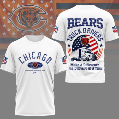 Chicago Bears | Premium NFL Truck Driver Appreciation Week 3D Shirt