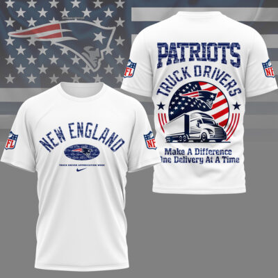 New England Patriots | Premium NFL Truck Driver Appreciation Week 3D Shirt