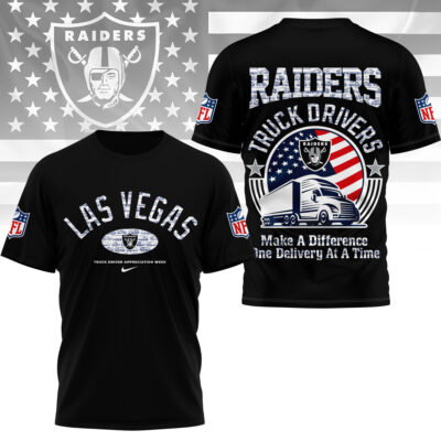 Las Vegas Raiders | Premium NFL Truck Driver Appreciation Week 3D Shirt