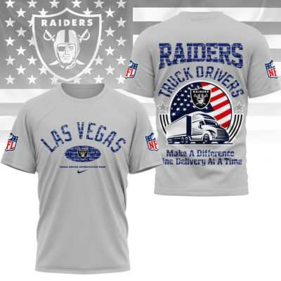 Las Vegas Raiders | Premium NFL Truck Driver Appreciation Week 3D Shirt