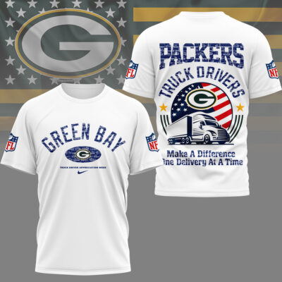 Green Bay Packers | Premium NFL Truck Driver Appreciation Week 3D Shirt