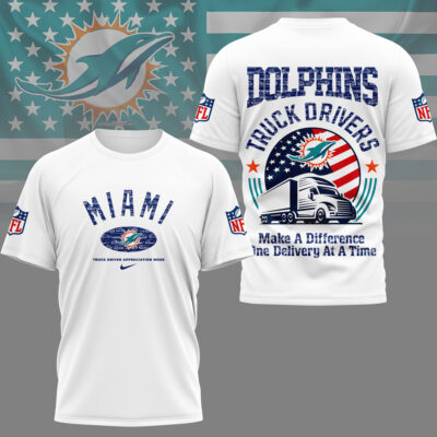 Miami Dolphins | Premium NFL Truck Driver Appreciation Week 3D Shirt