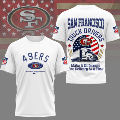 San Francisco 49ers | Premium NFL Truck Driver Appreciation Week 3D Shirt
