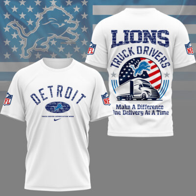 Detroit Lions | Premium NFL Truck Driver Appreciation Week 3D Shirt