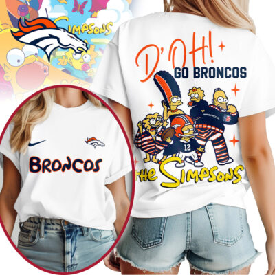 Denver Broncos | Premium NFL The Simpsons Fan Woman Shirt