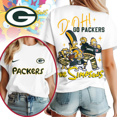 Green Bay Packers | Premium NFL The Simpsons Fan Woman Shirt