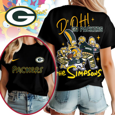 Green Bay Packers | Premium NFL The Simpsons Fan Woman Shirt