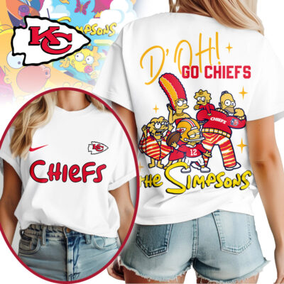 Kansas City Chiefs | Premium NFL The Simpsons Fan Woman Shirt