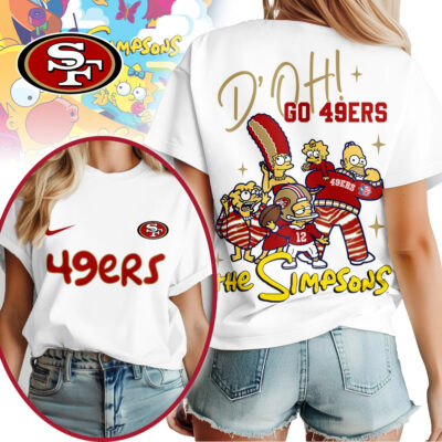San Francisco 49ers | Premium NFL The Simpsons Fan Woman Shirt